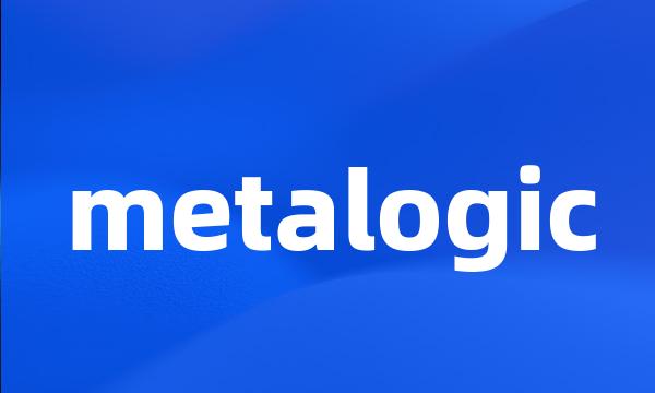 metalogic