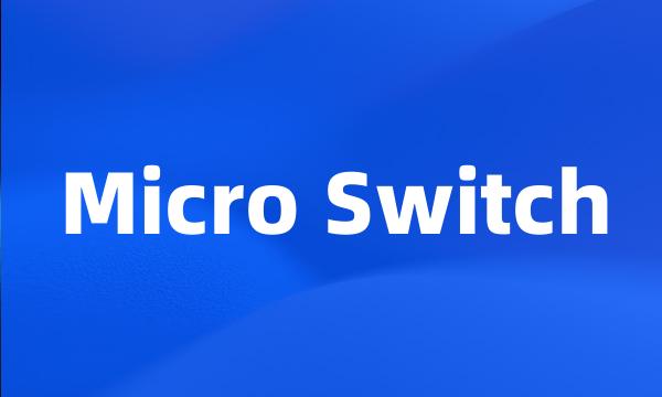 Micro Switch