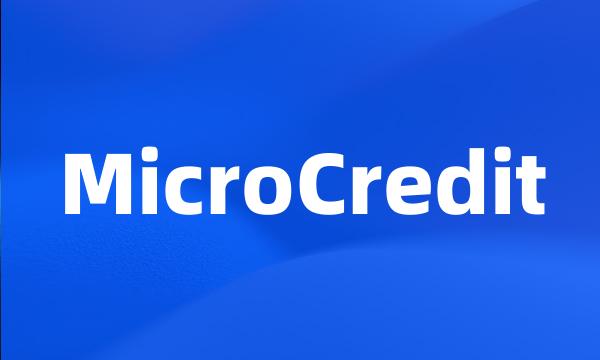 MicroCredit