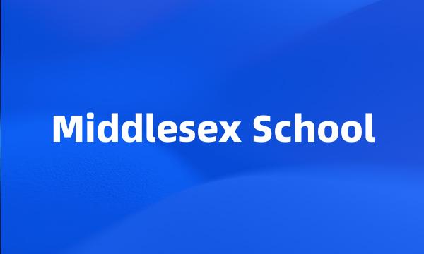 Middlesex School