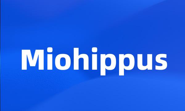 Miohippus