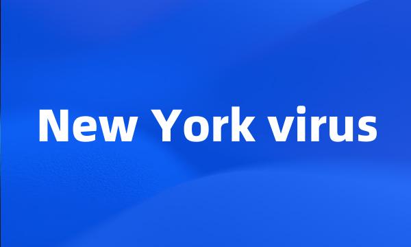 New York virus