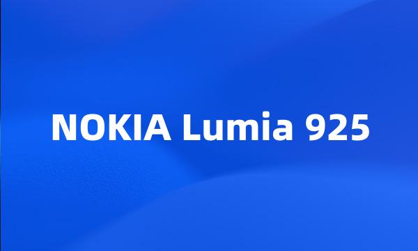 NOKIA Lumia 925