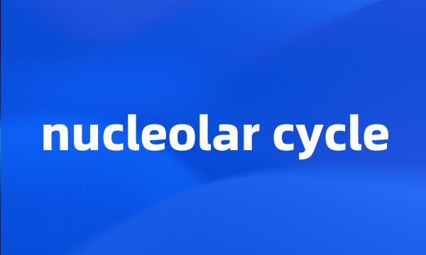 nucleolar cycle