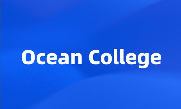 Ocean College