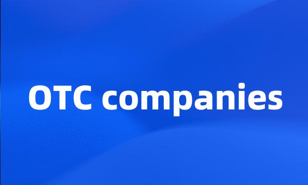 OTC companies