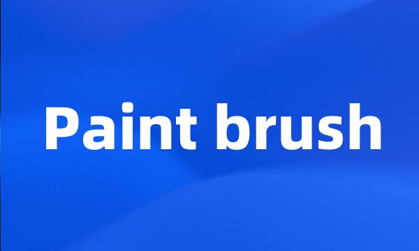 Paint brush