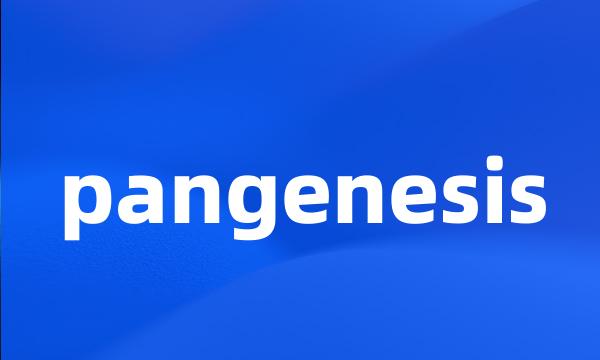 pangenesis