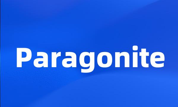 Paragonite