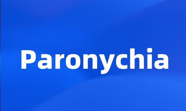 Paronychia