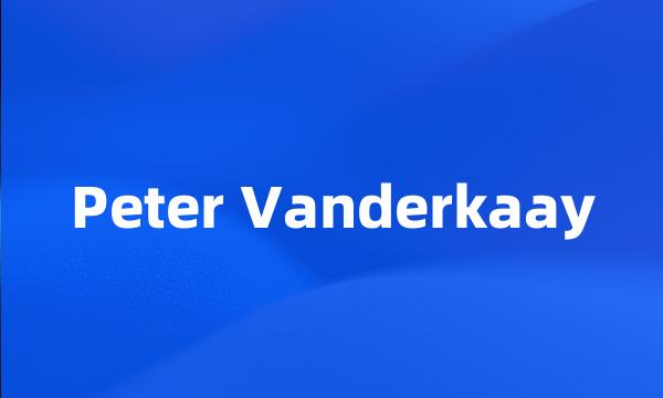 Peter Vanderkaay