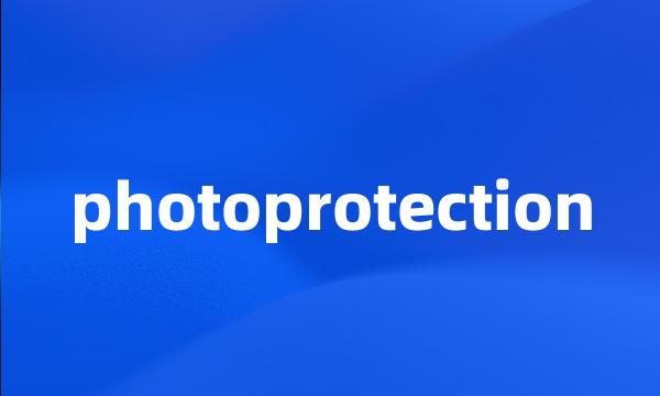 photoprotection