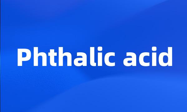 Phthalic acid