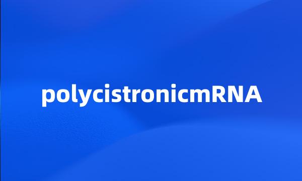 polycistronicmRNA