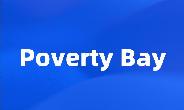 Poverty Bay