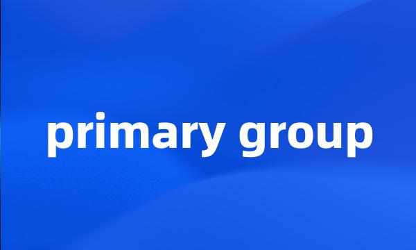 primary group