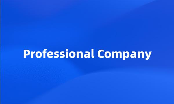 Professional Company