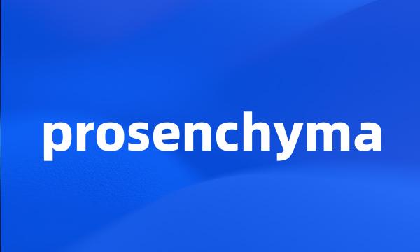 prosenchyma