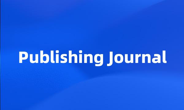 Publishing Journal