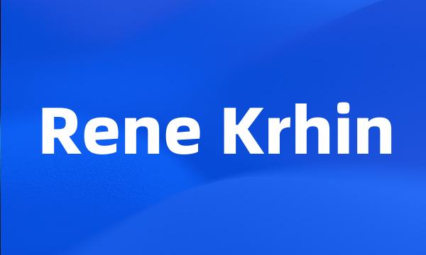 Rene Krhin