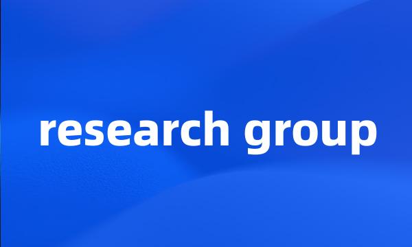 research group