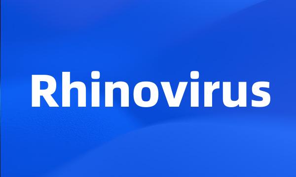 Rhinovirus