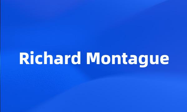 Richard Montague