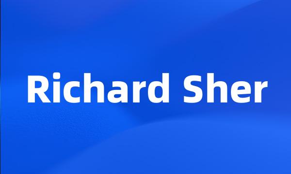 Richard Sher