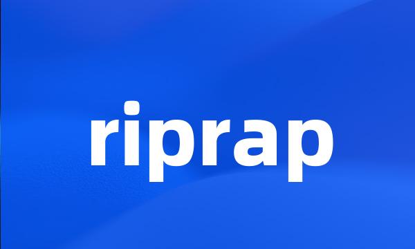 riprap