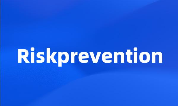 Riskprevention