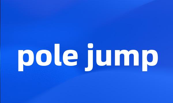 pole jump