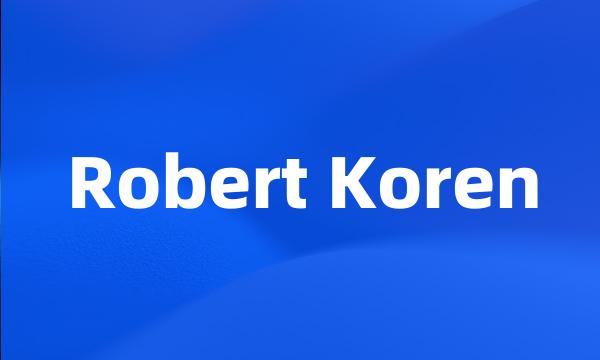 Robert Koren