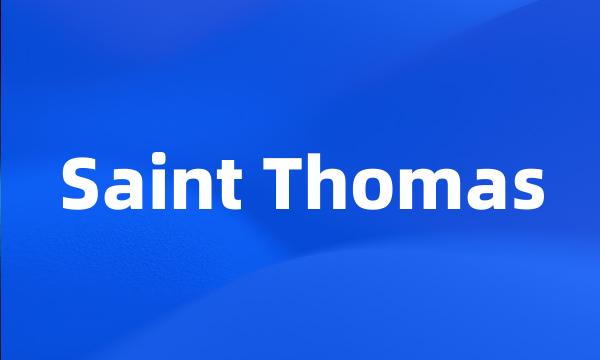 Saint Thomas