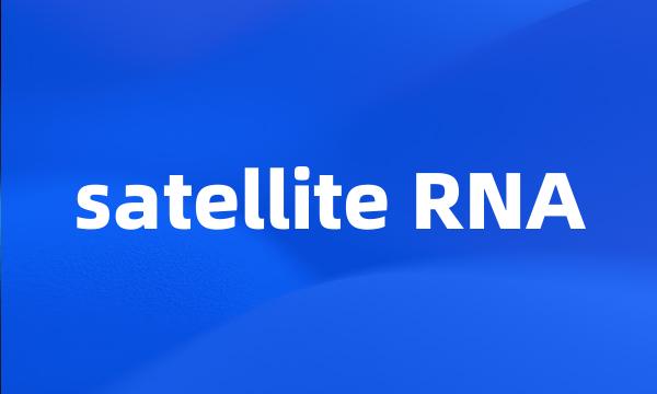 satellite RNA