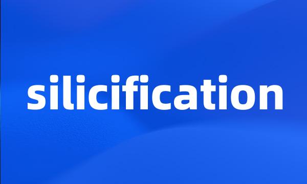 silicification