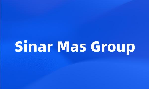 Sinar Mas Group