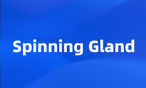 Spinning Gland