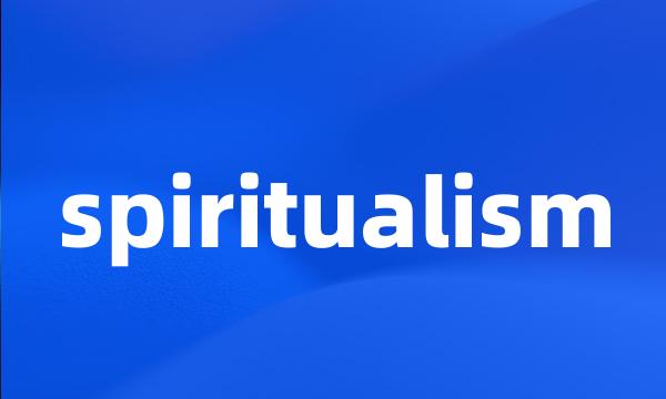 spiritualism