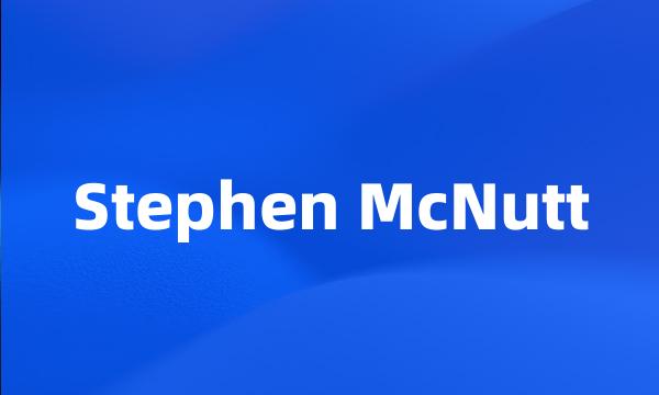 Stephen McNutt