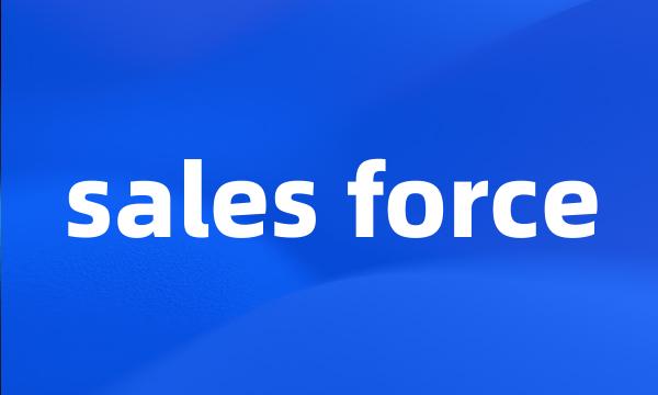 sales force