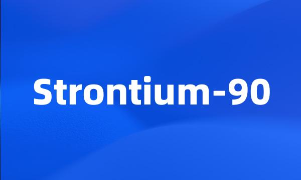 Strontium-90