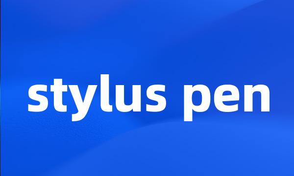 stylus pen