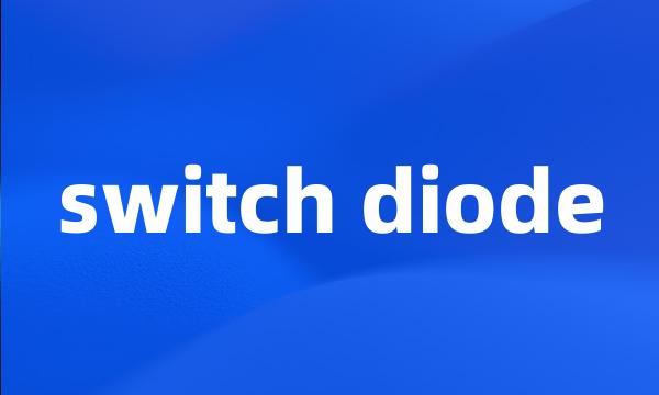 switch diode