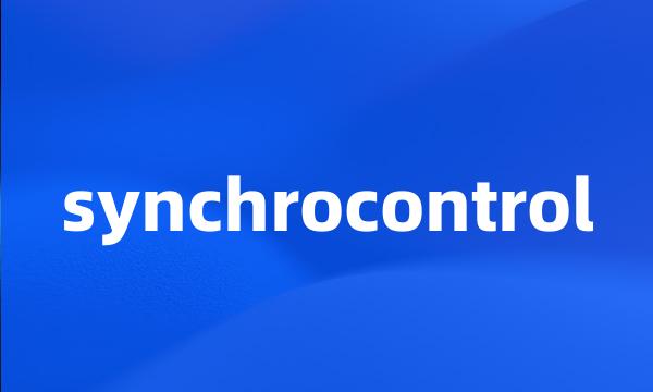 synchrocontrol