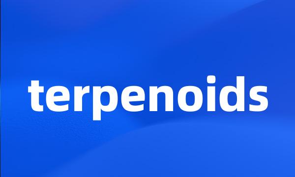 terpenoids