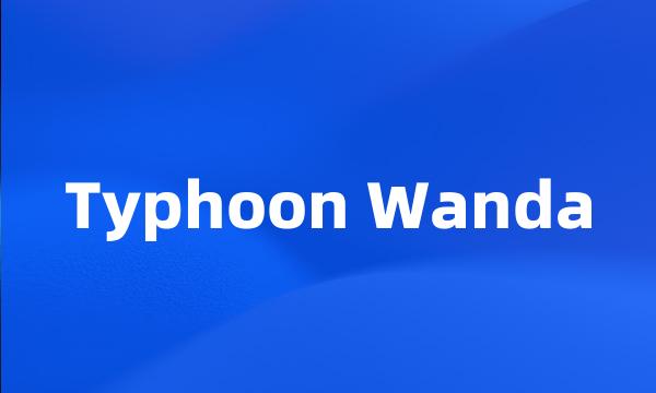 Typhoon Wanda