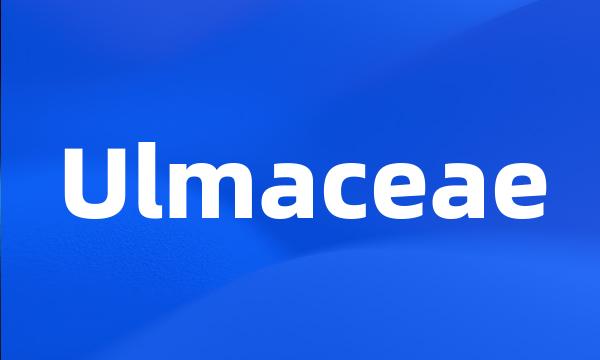 Ulmaceae