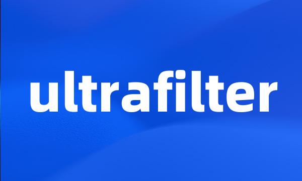 ultrafilter