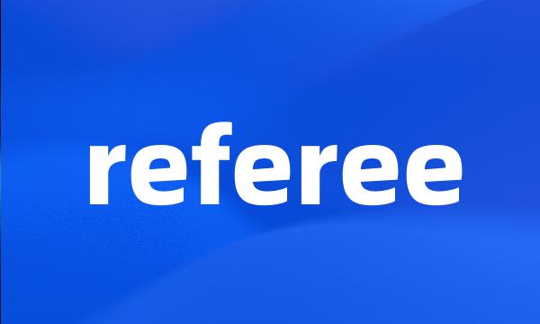 referee