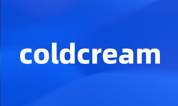 coldcream